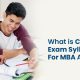 CAT Exam Syllabus Guide